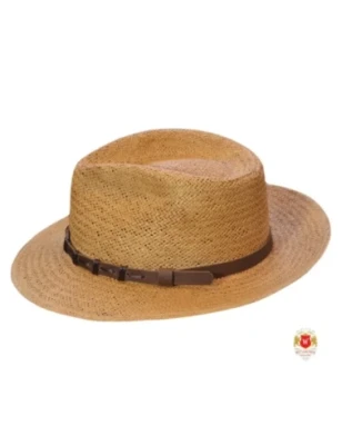 Kapelusz fedora słomkowy letni Sunset Unisex