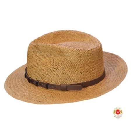 Kapelusz fedora słomkowy letni Sunset Unisex