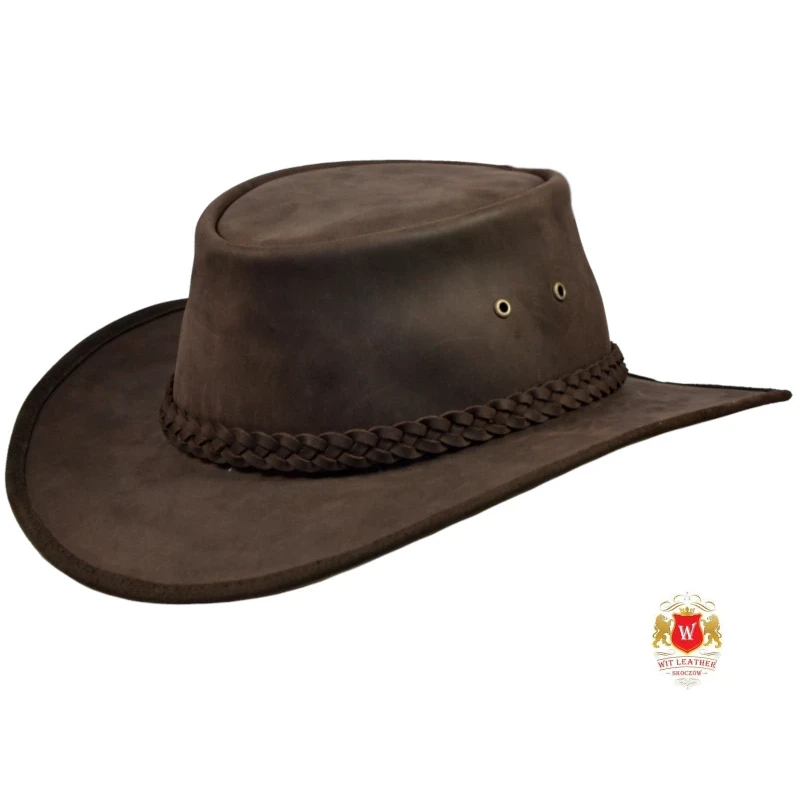 Kapelusz skórzany Hunter Outback